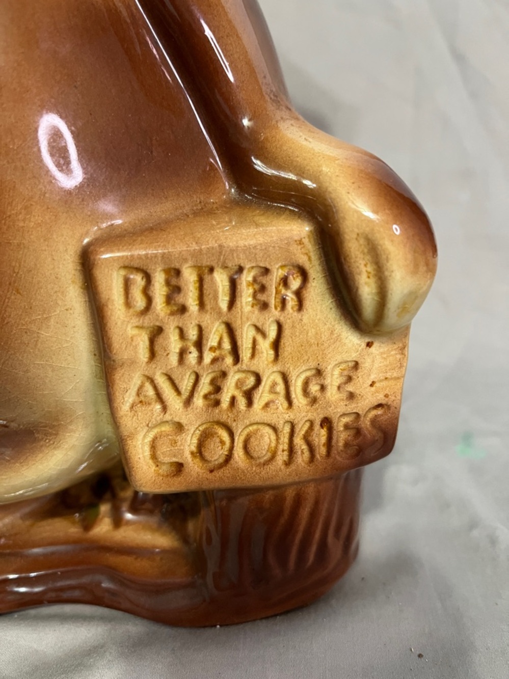 Vintage American Bisque Yogi Bear Ceramic Cookie Jar from 1961. - Picture 5 of 8